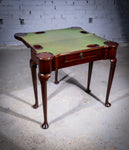 George II Mahogany Triple Top Games & Tea Table, c.1750. - Harrington Antiques