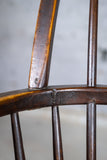 Georgian Bow Back Ash & Elm Windsor Chair With Maker's Stamp - Harrington Antiques