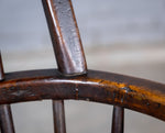 Georgian Bow Back Ash & Elm Windsor Chair With Maker's Stamp - Harrington Antiques