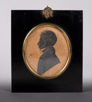 Georgian Bronzed Silhouette Of A Gentleman, c.1800 - Harrington Antiques
