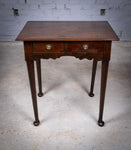Georgian Country Oak Lamp / Side Table, c.1800 - Harrington Antiques