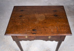 Georgian Country Oak Lamp / Side Table, c.1800 - Harrington Antiques
