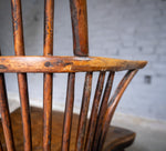 Georgian Saddle Seated Bow Back Windsor Chair, c.1800. - Harrington Antiques