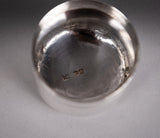 Georgian Sterling Silver Decanter & Glass Set by Joseph Angell I, 1827. - Harrington Antiques