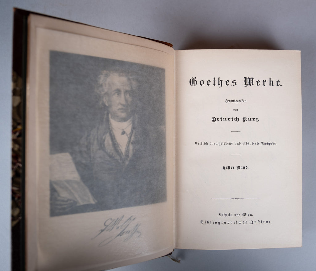 Goethe Complete Works Goethes Werke (Goethe's Work) by Johann Wolfgang von Goethe - 12 ...
