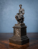 Grand Tour Bronze Of Giuliano de Medici After Michelangelo - Harrington Antiques
