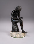 Grand Tour Bronze Of Spinario - Harrington Antiques