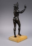 Grand Tour Bronze Of The Dancing Faun. - Harrington Antiques