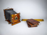 Junior Sanderson 1/2 Plate Field Camera With Plates & Tripod, c.1904 - Harrington Antiques