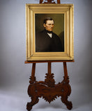 Large 19th Century Portrait Of A Gentleman, Monogrammed & Dated. English School. - Harrington Antiques