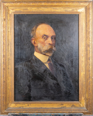 Large 19th Century Portrait Of A Gentleman - Signed 'Charles Mason' - Harrington Antiques