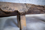 Large Early 19th Century Single Slab Oak Pig Bench. - Harrington Antiques