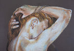 Large Female Nude Pastel by Peter Goodhall, 1999. Signed & Dated. - Harrington Antiques