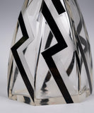 Large Karl Palda Art Deco Czech Crystal Decanter, c.1930s - Harrington Antiques