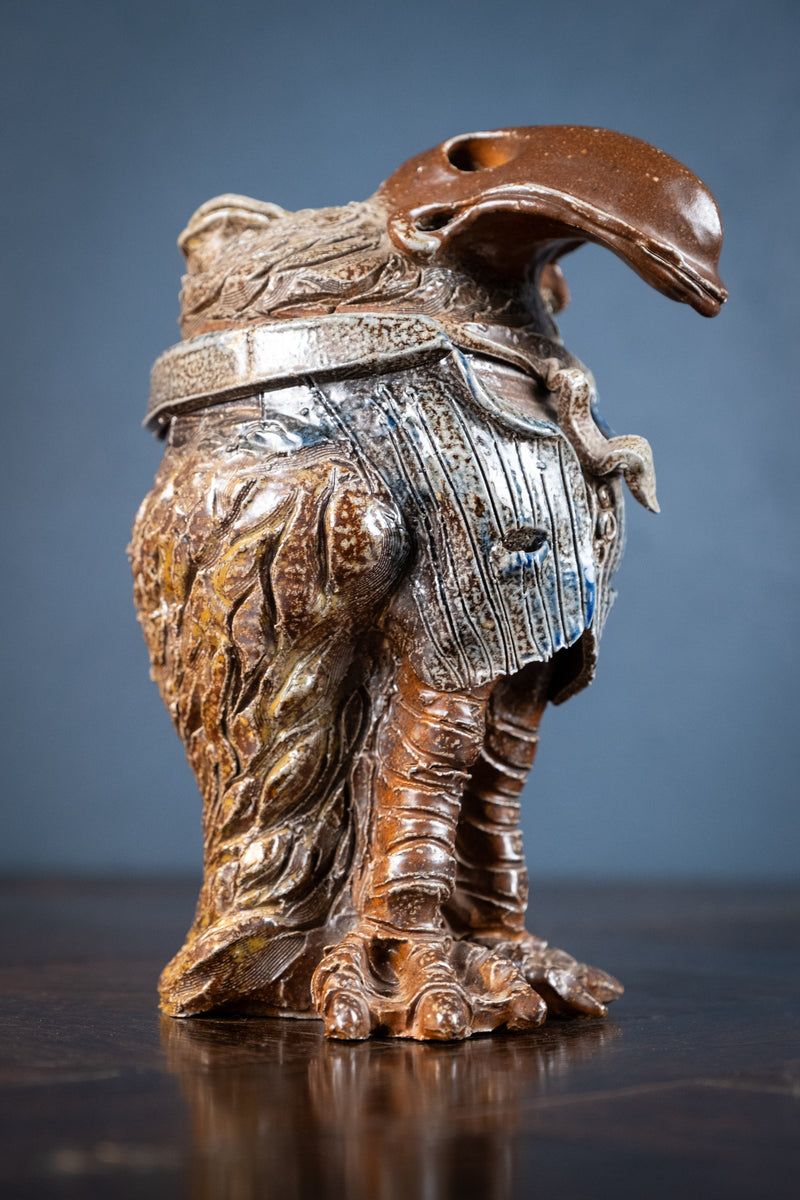 Large Stoneware Wally Bird Grotesque Jar And Cover | Harrington Antiques