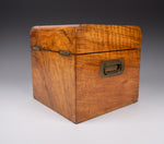 Large Victorian Walnut Decanter Box - Harrington Antiques
