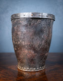 Late 18th Century Leather & Iron Riveted Fire Bucket - Harrington Antiques