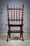 Late Georgian Oak Metamorphic Chair / Library Steps - Harrington Antiques