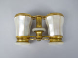 Lemaire F1 Gold Plated & Mother Of Pearl Opera Glasses With Original Case. - Harrington Antiques