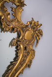 Mid-19th Century Gilt Bronze French Rococo Style Mirror. - Harrington Antiques