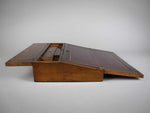 Mid-19th Century Rosewood & Mother of Pearl Writing Slope with Leather Interior. - Harrington Antiques