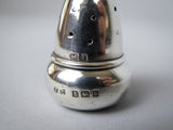 Miniature Silver Acorn Salt Shaker by Jones & Crompton, Birmingham, 1906 - Harrington Antiques