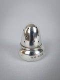 Miniature Silver Acorn Salt Shaker by Jones & Crompton, Birmingham, 1906 - Harrington Antiques