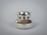 Miniature Silver 'Cottage Loaf' Salt Shaker by Cornelius Desormeaux Saunders, 1903. - Harrington Antiques
