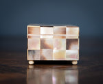 Mother of Pearl & Abalone Chequered Trinket Box, c.1910 - Harrington Antiques