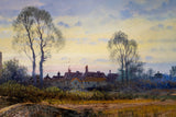 'Near Acle, Great Yarmouth' by John H. Cole. Oil On Board. - Harrington Antiques