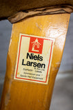 Near Pair Of Vintage Suede Pommel Horses by Niels Larsen & Son Ltd, c.1920 & 1940. - Harrington Antiques