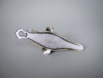 Novelty Silver Plated Dog Paper Clip, c.1920. (Greyhound / Whippet) - Harrington Antiques