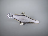 Novelty Silver Plated Dog Paper Clip, c.1920. (Greyhound / Whippet) - Harrington Antiques