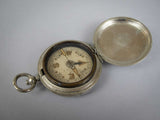 Officer's WW2 Pocket Compass by F. Barker & Sons, London, c.1940. - Harrington Antiques