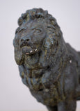 Painted Plaster Lion After Edward Kemeys (American 1843-1907) - Harrington Antiques