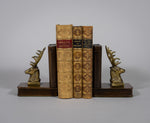 Pair of 19th Century Bronze Stag Bookends - Harrington Antiques