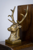 Pair of 19th Century Bronze Stag Bookends - Harrington Antiques