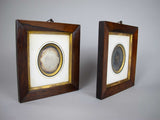 Pair of 19th Century Daguerreotypes (Young Ladies) In Original Gilt Wood Frames - Harrington Antiques