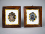 Pair of 19th Century Daguerreotypes (Young Ladies) In Original Gilt Wood Frames - Harrington Antiques