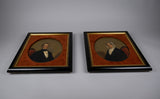 Pair Of 19th Century Portraits - Husband & Wife. English School. - Harrington Antiques