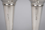 Pair Sterling Silver Spill Vases by W. E. Hill & Co, London, 1907 - Harrington Antiques