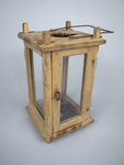 Rare Early 19th Century Wooden Hanging Candle Lantern / Barn Lantern. - Harrington Antiques
