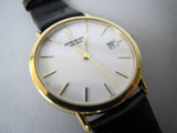 Raymond Weil Geneve 18 Ct Gold Plated Water Resistant Unisex Watch. Model 5507-2. - Harrington Antiques