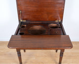 Regency Mahogany Metamorphic Campaign Desk / Dining / Dressing Table - Harrington Antiques
