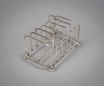 Scottish Silver Toast Rack by Robert & William Sorley, Glasgow, 1913. - Harrington Antiques