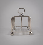 Scottish Silver Toast Rack by Robert & William Sorley, Glasgow, 1913. - Harrington Antiques