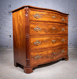 Serpentine Chest Of Drawers by P.G. Axner, Stockholm, c.1850 - Harrington Antiques