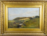 Signed 19th Century English School Oil On Canvas - Country Stream / English Landscape - Harrington Antiques