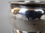 Sterling Silver Cauldron Salt Cellar by Henry Pidduck & Sons, London, 1934. - Harrington Antiques