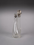 Sterling Silver Double Oil and Vinegar Bottle by William Hutton & Sons, 1922 - Harrington Antiques
